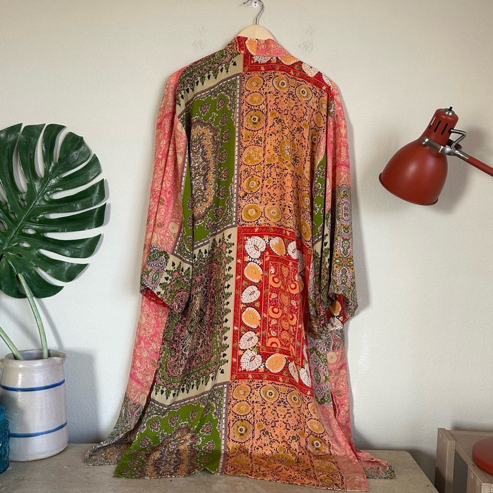 Tolani Patchwork Kimono Duster - image 8